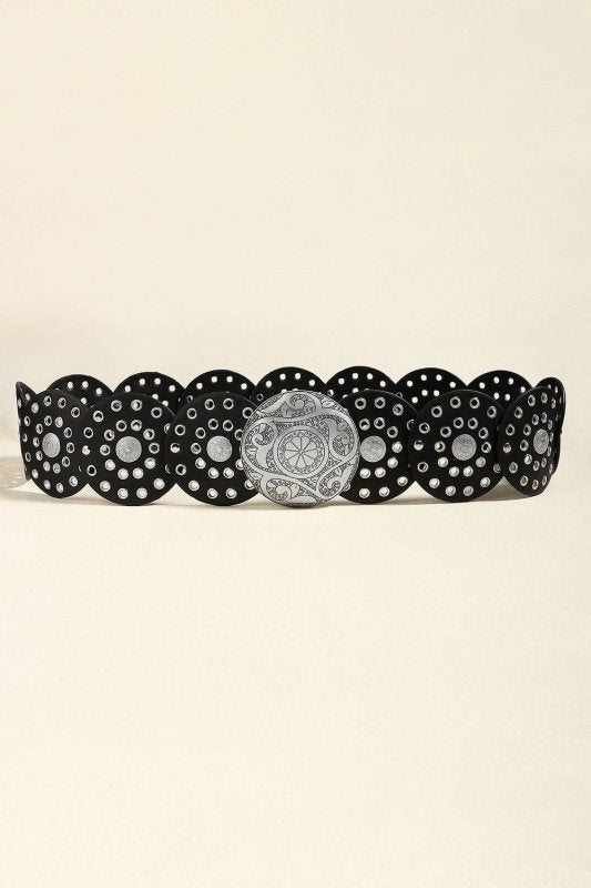 Vintage PU Leather Wide Belt - ShalayeFashion