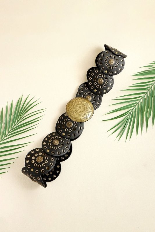 Vintage PU Leather Wide Belt - ShalayeFashion
