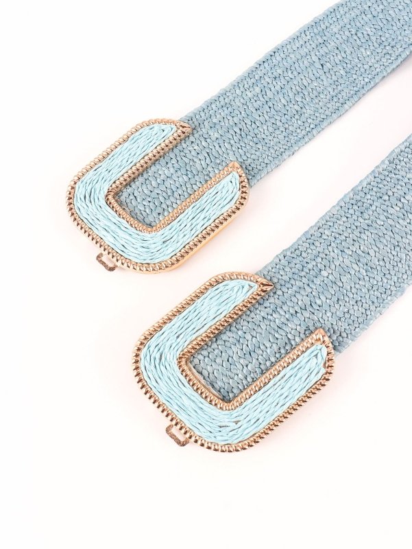 Wide Braid Belt - ShalayeFashion