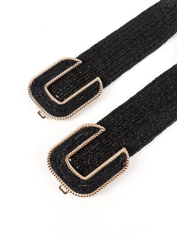 Wide Braid Belt - ShalayeFashion