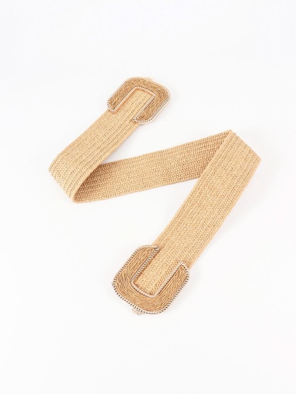 Wide Braid Belt - ShalayeFashion