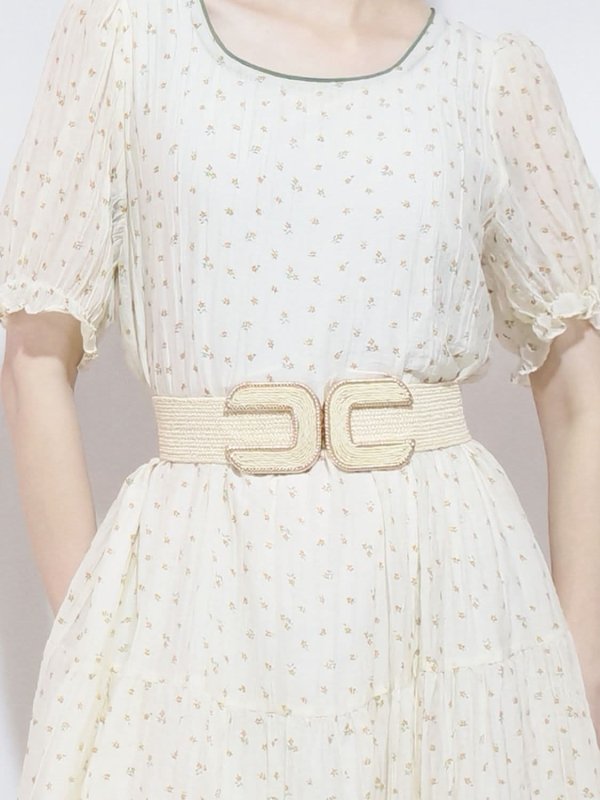 Wide Braid Belt - ShalayeFashion