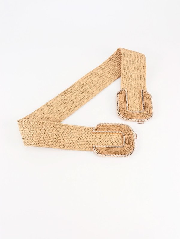 Wide Braid Belt - ShalayeFashion