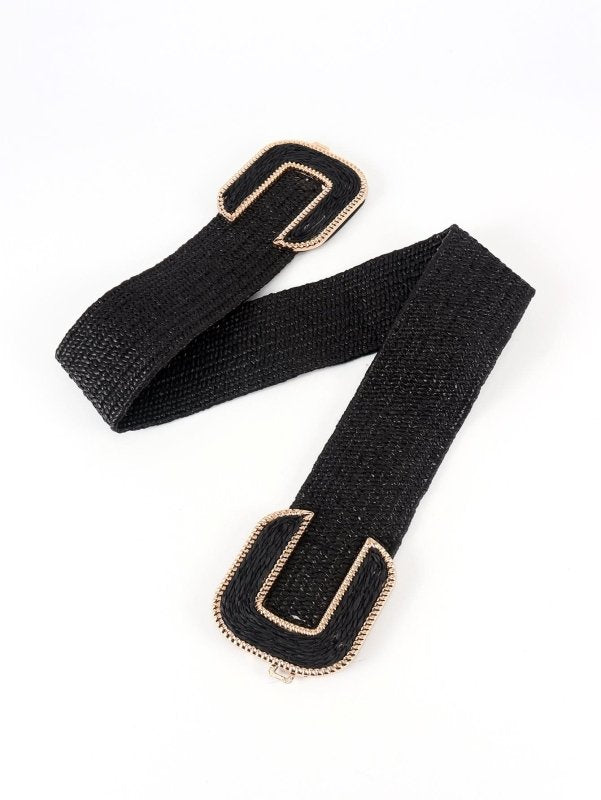 Wide Braid Belt - ShalayeFashion