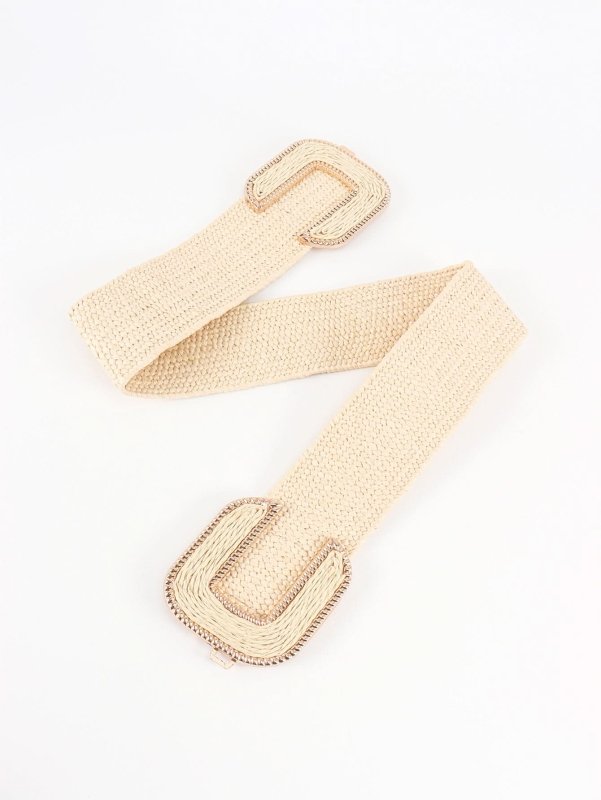 Wide Braid Belt - ShalayeFashion