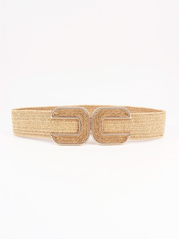 Wide Braid Belt - ShalayeFashion