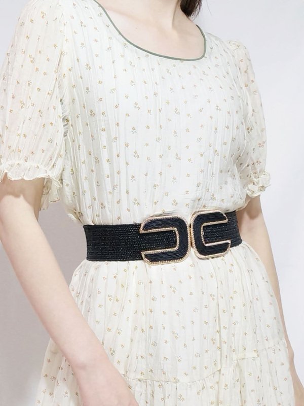 Wide Braid Belt - ShalayeFashion
