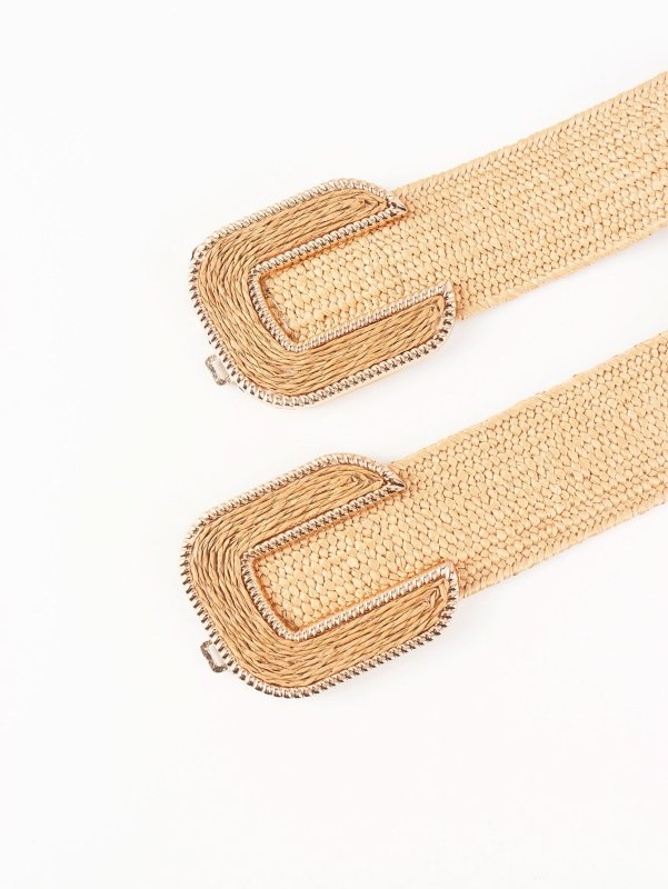 Wide Braid Belt - ShalayeFashion