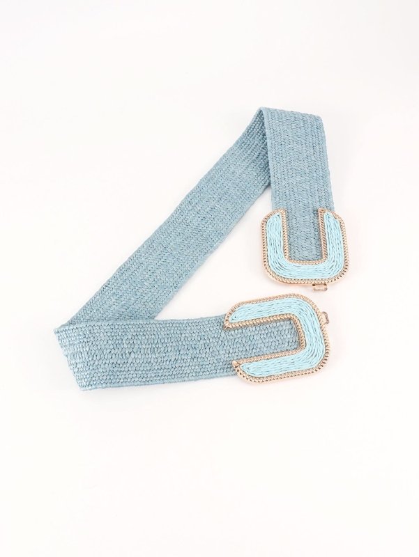 Wide Braid Belt - ShalayeFashion