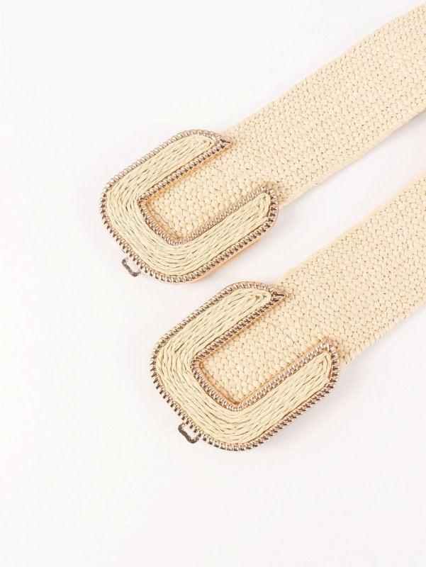Wide Braid Belt - ShalayeFashion