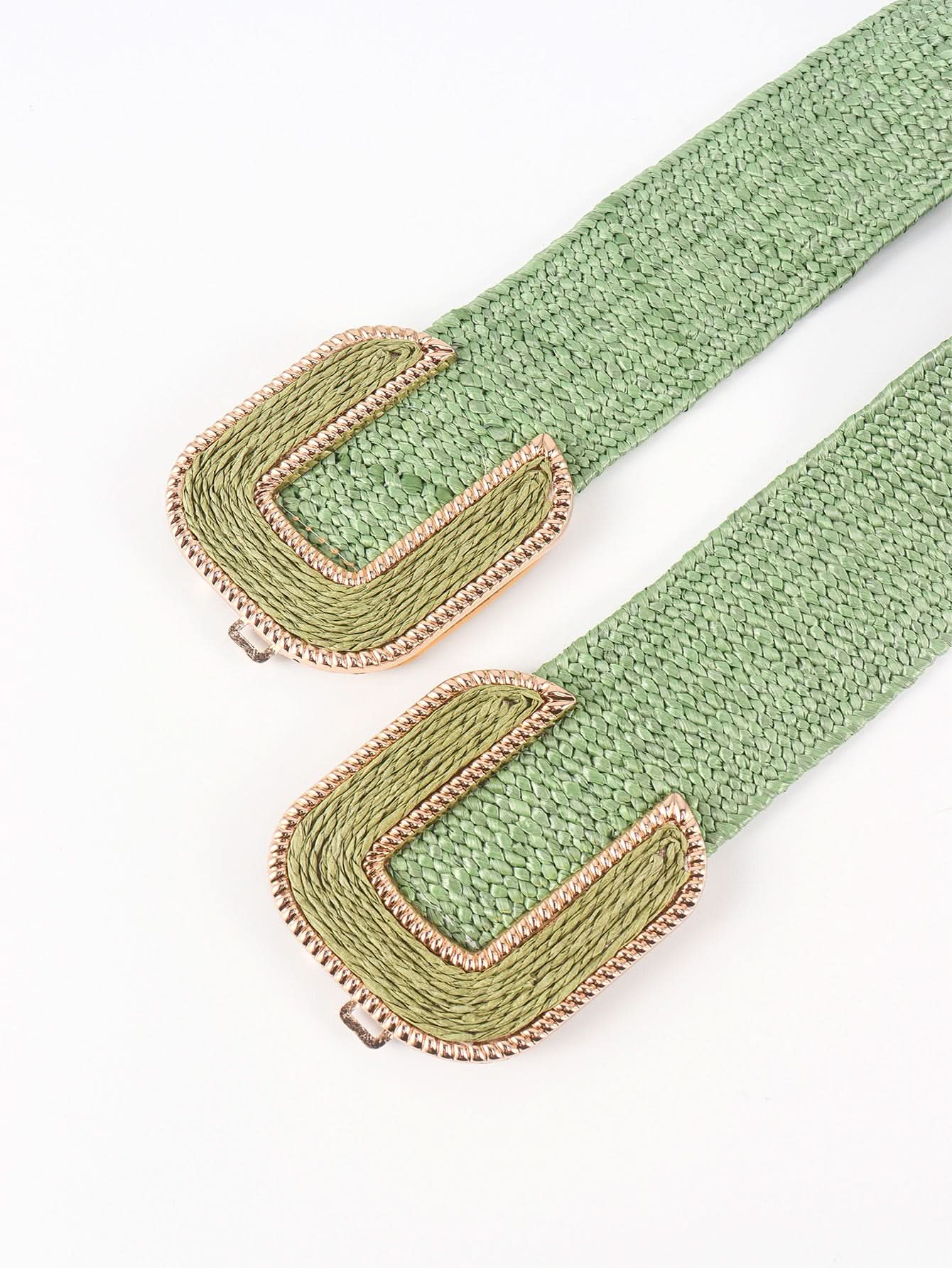 Wide Braid Belt - ShalayeFashion