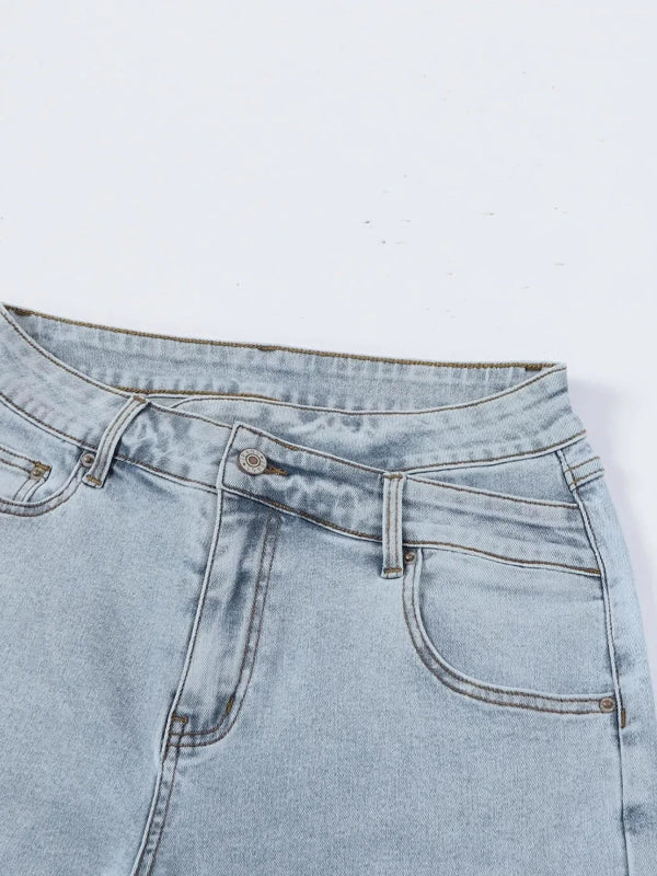 Wide Leg Jeans - ShalayeFashion