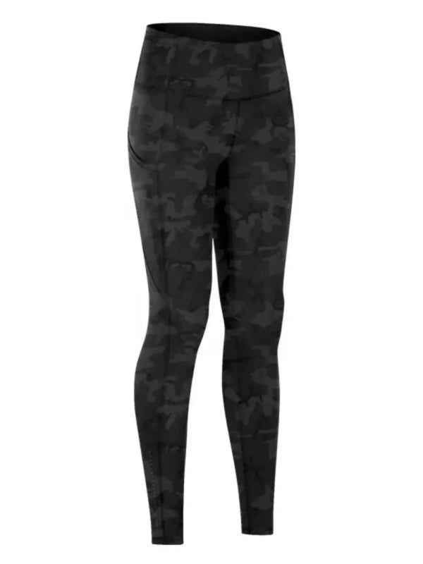Wide Waistband Sports Leggings - ShalayeFashion