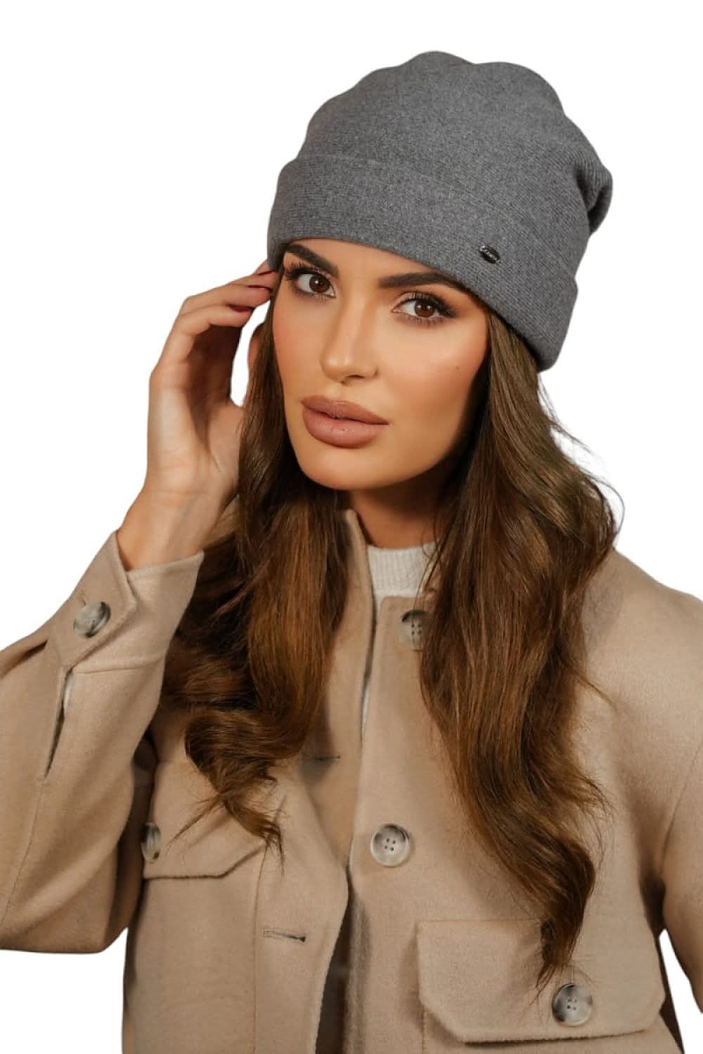 Winter Beanie Women Wool Lime Fold Elegant - ShalayeFashion