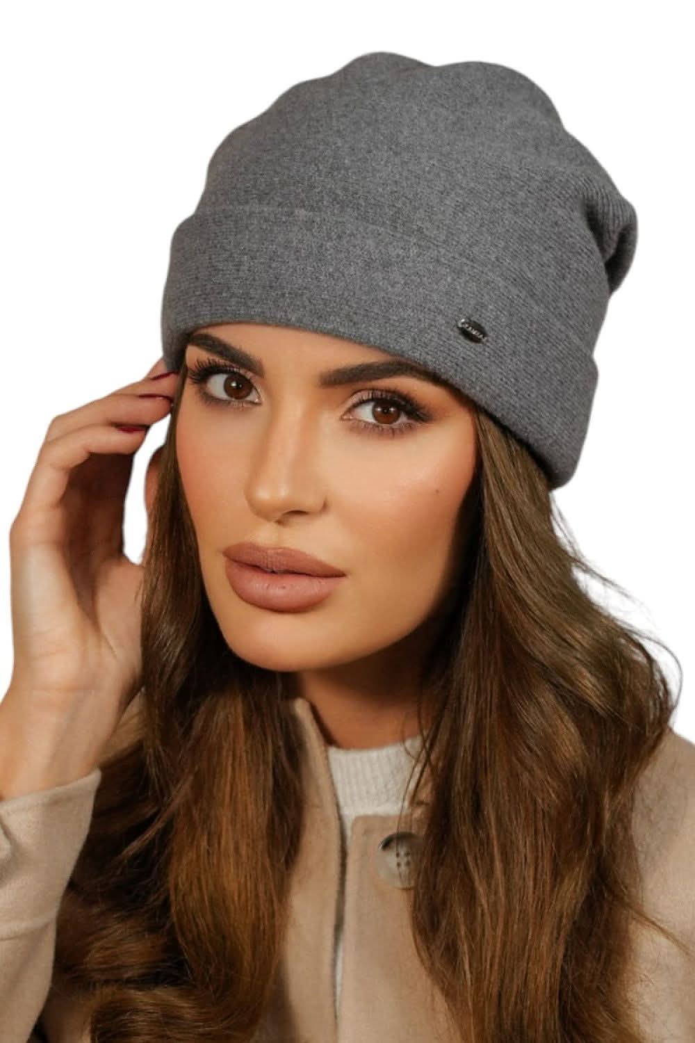 Winter Beanie Women Wool Lime Fold Elegant - ShalayeFashion