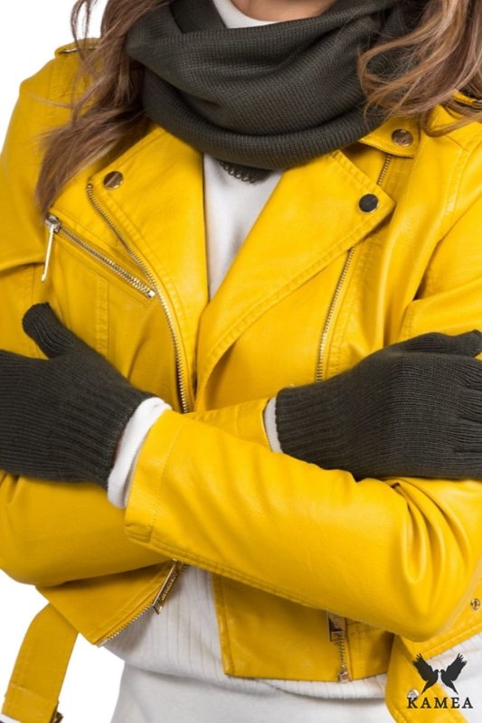 Winter Gloves Women Heather Knit Mittens - ShalayeFashion