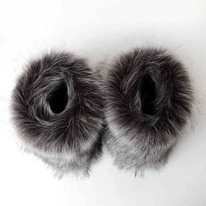 Winter Snow Boots Women Faux Fur - ShalayeFashion