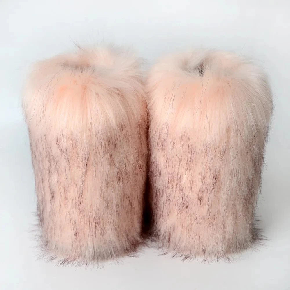 Winter Snow Boots Women Faux Fur - ShalayeFashion