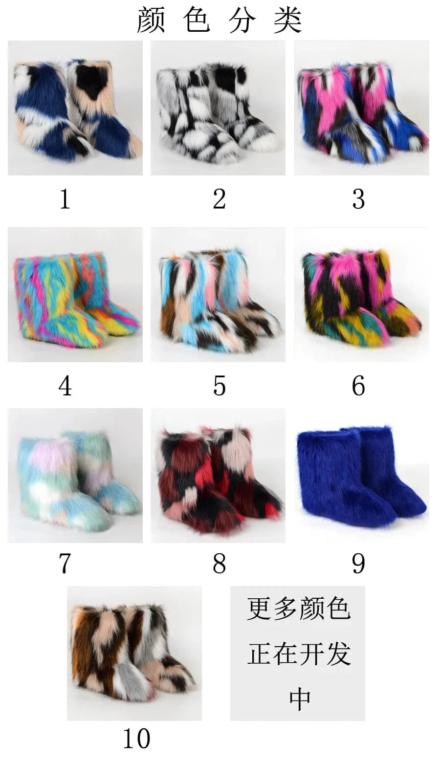 Winter Snow Boots Women Faux Fur - ShalayeFashion