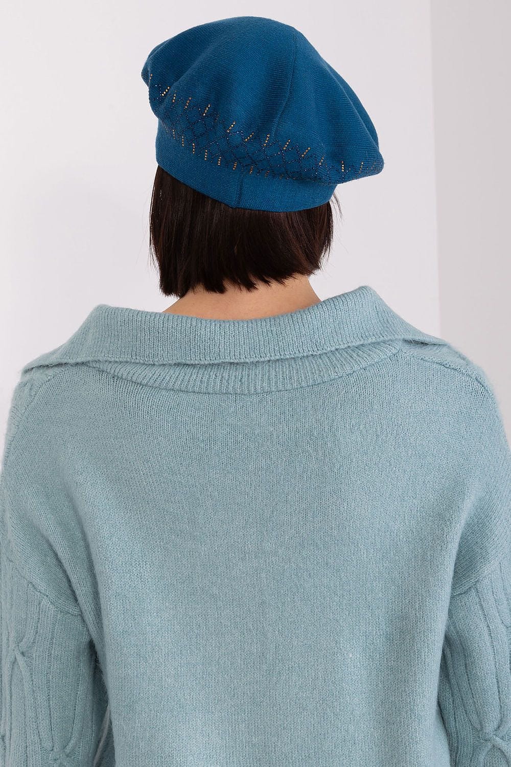 Women Beret Classic Shiny Application - ShalayeFashion