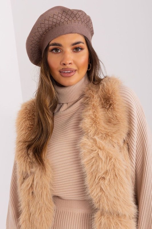 Women Beret Classic Shiny Application - ShalayeFashion