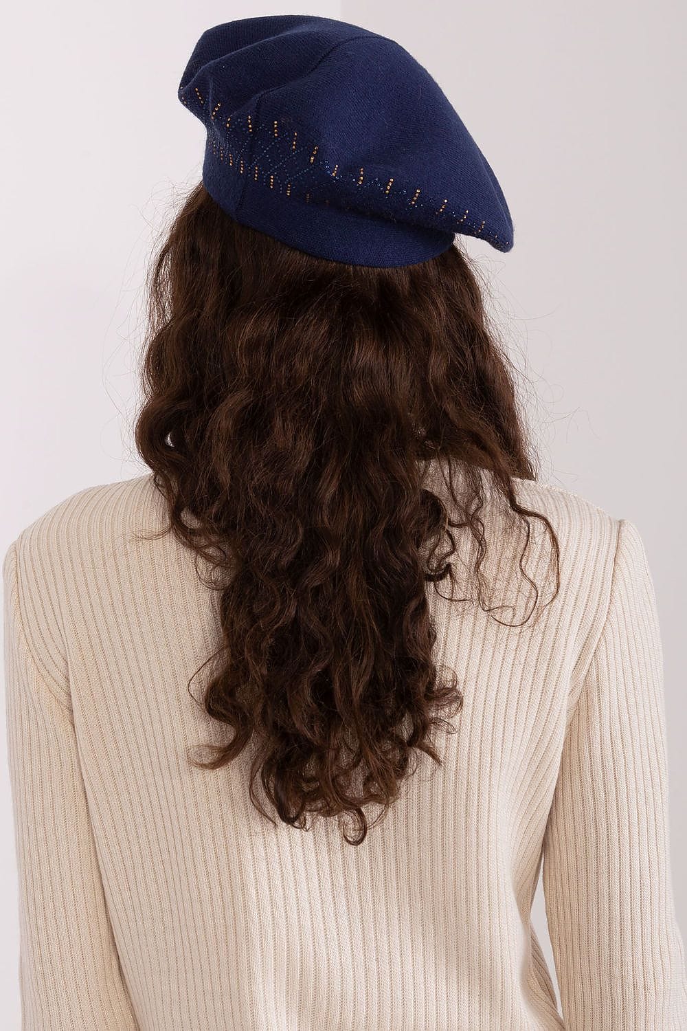 Women Beret Classic Shiny Application - ShalayeFashion