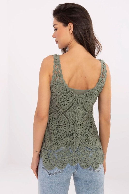 Women Boho Blouse Set Openwork Top - ShalayeFashion
