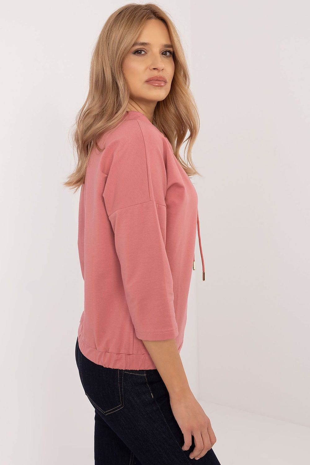 Women Casual Blouse Cotton Elastane Print - ShalayeFashion