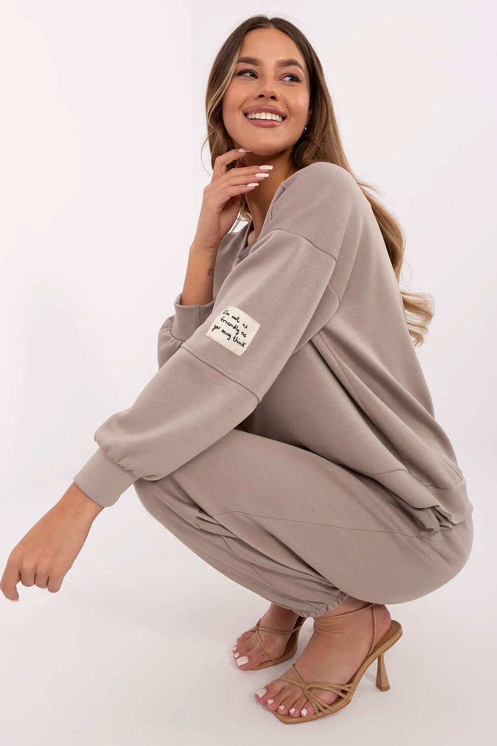 Women Casual Tracksuit Set Viscose Cotton - ShalayeFashion