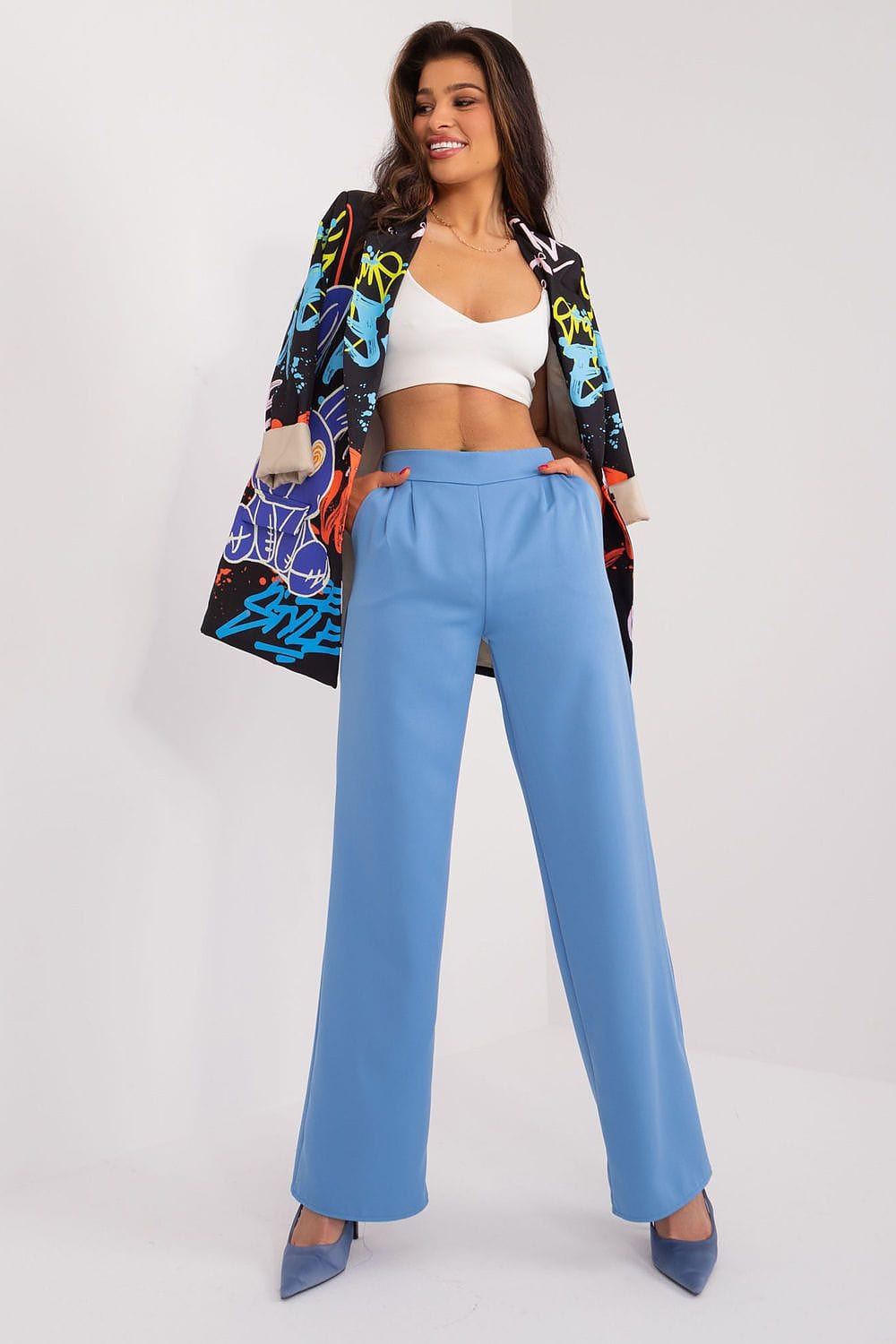 Women Casual Trousers Comfortable Fit - ShalayeFashion