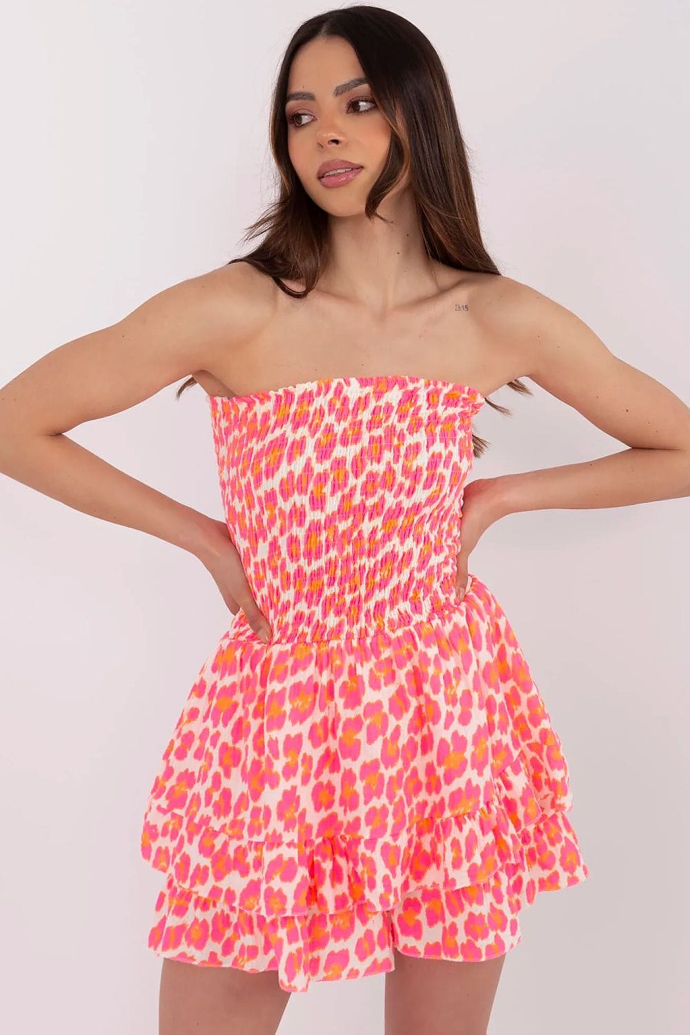 Women Cotton Jumpsuit Short Sleeveless - ShalayeFashion