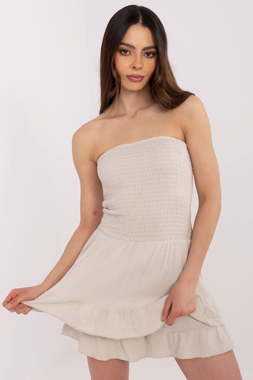 Women Cotton Jumpsuit Short Sleeveless - ShalayeFashion