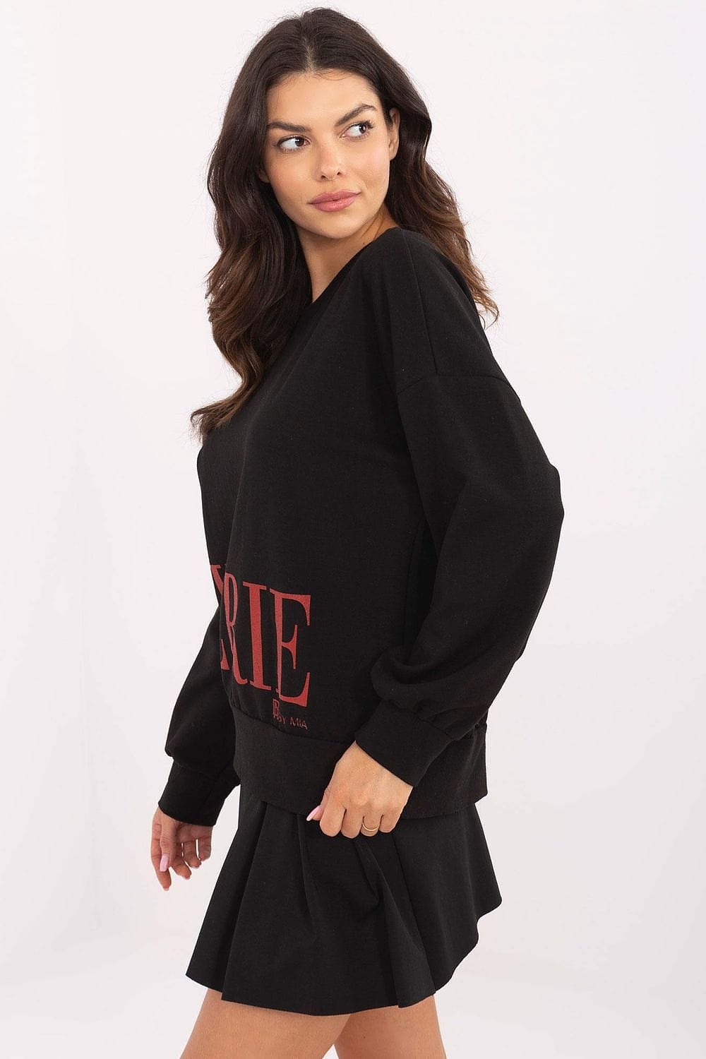 Women Cotton Sweatshirt Graphic Print - ShalayeFashion