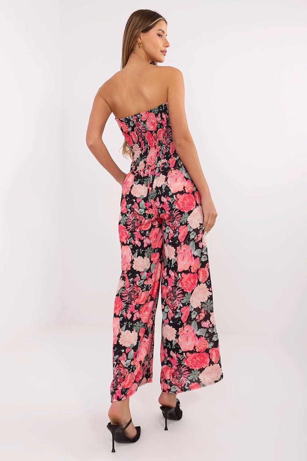 Women Floral Jumpsuit Viscose Sleeveless - ShalayeFashion