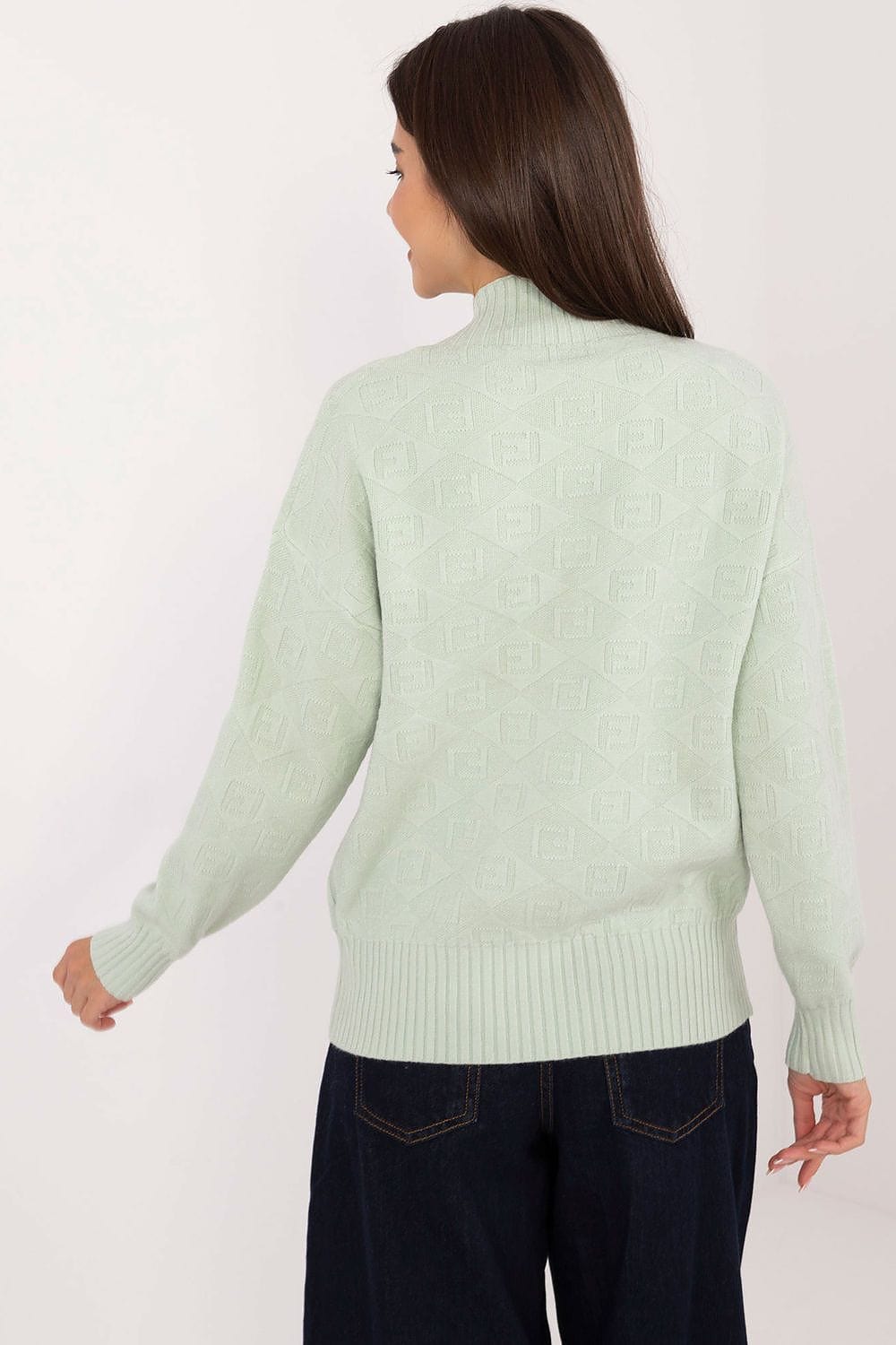 Women Half Turtleneck Sweater Casual - ShalayeFashion