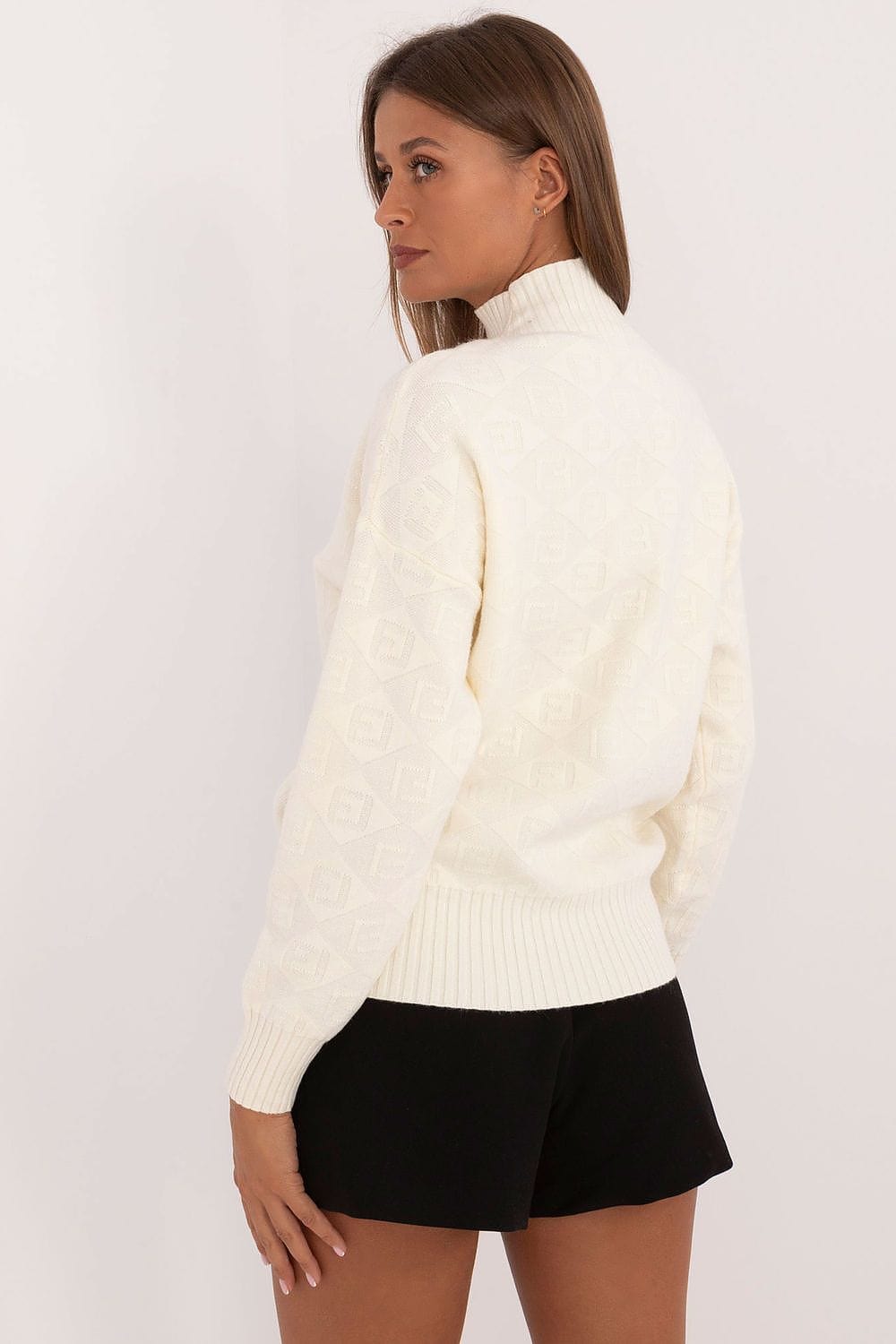 Women Half Turtleneck Sweater Casual - ShalayeFashion