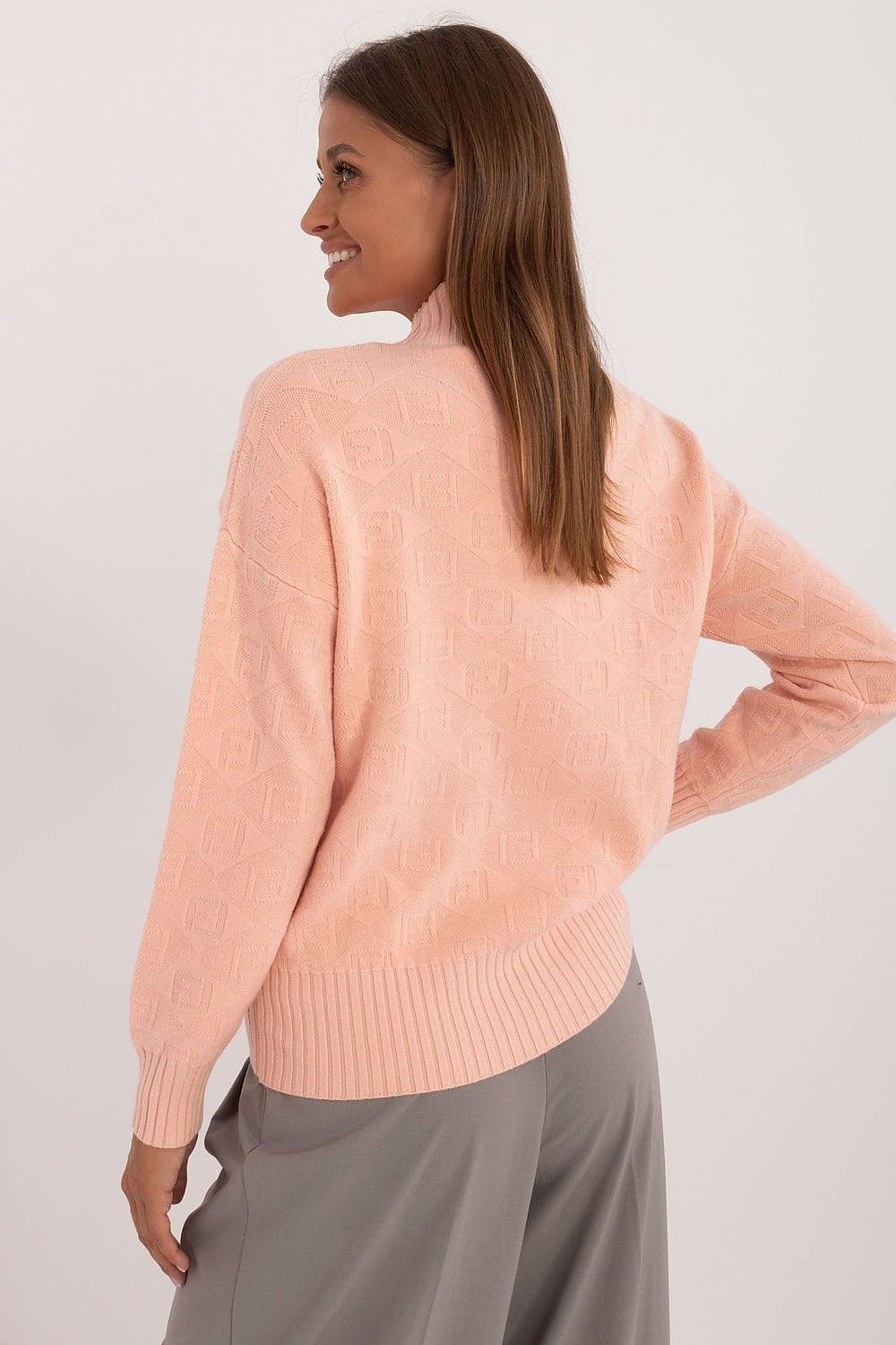 Women Half Turtleneck Sweater Casual - ShalayeFashion