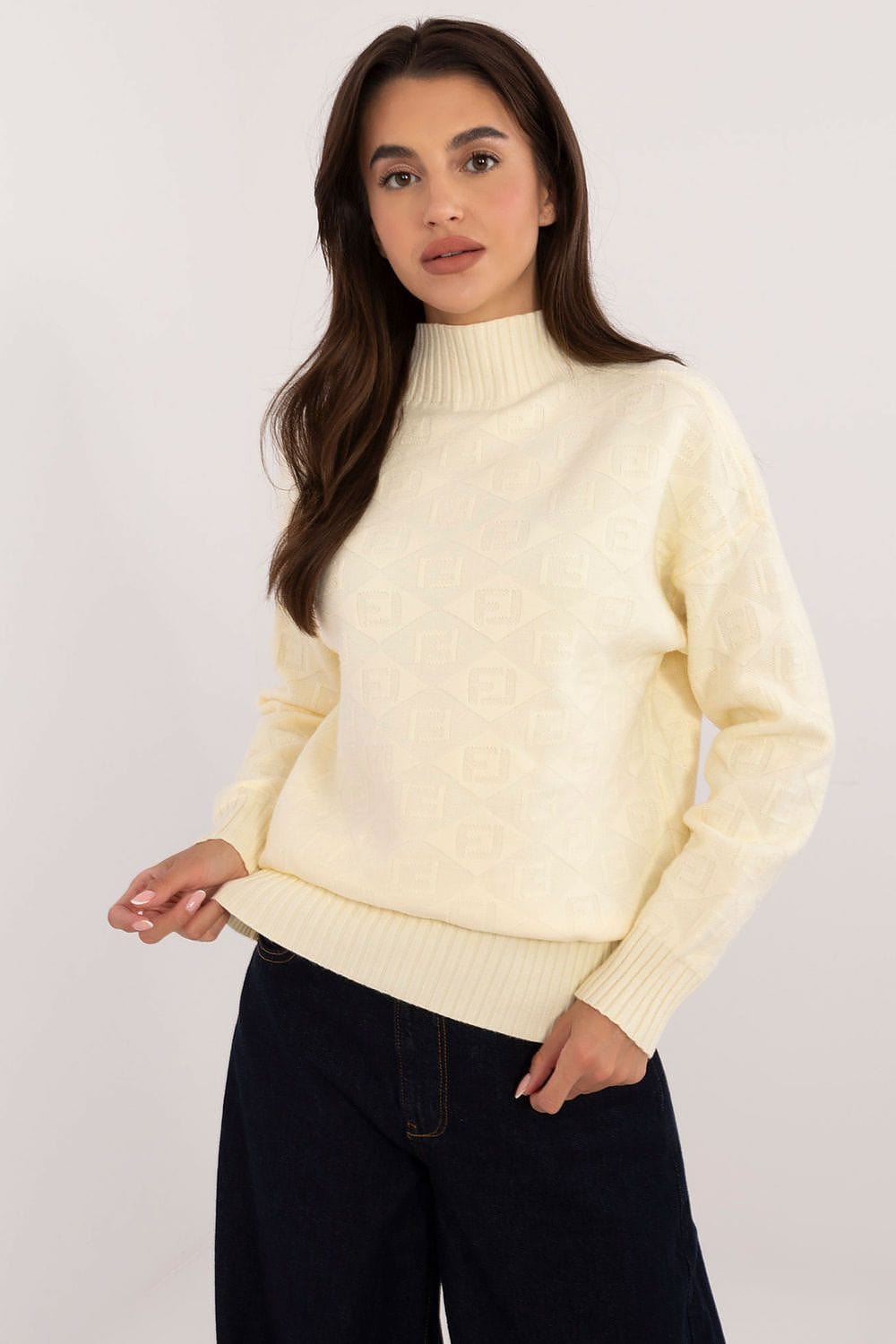 Women Half Turtleneck Sweater Casual - ShalayeFashion