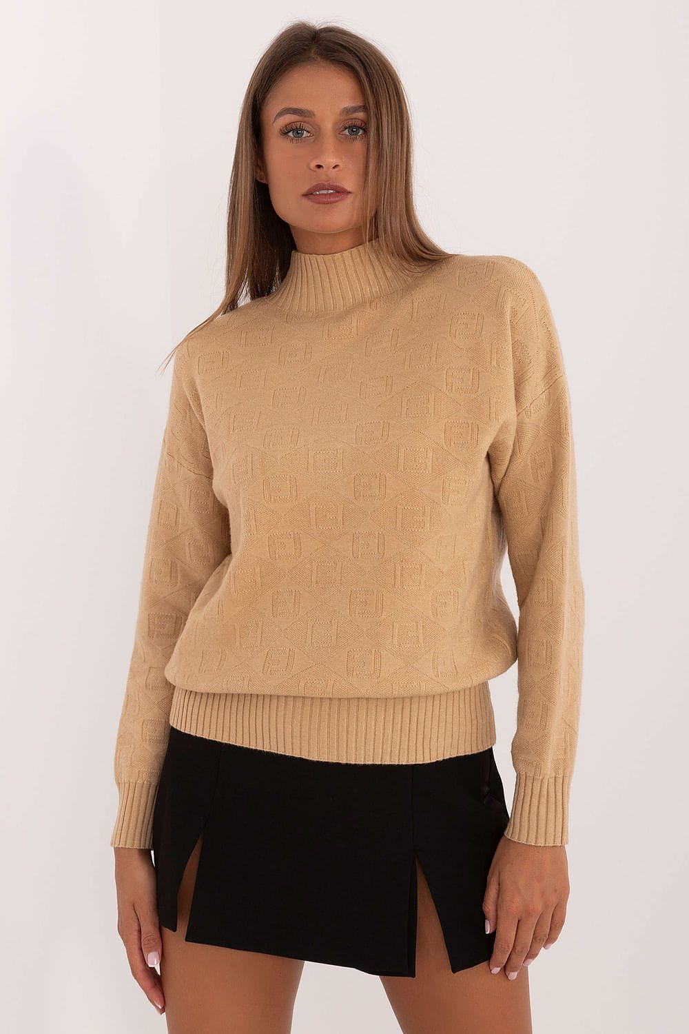 Women Half Turtleneck Sweater Casual - ShalayeFashion