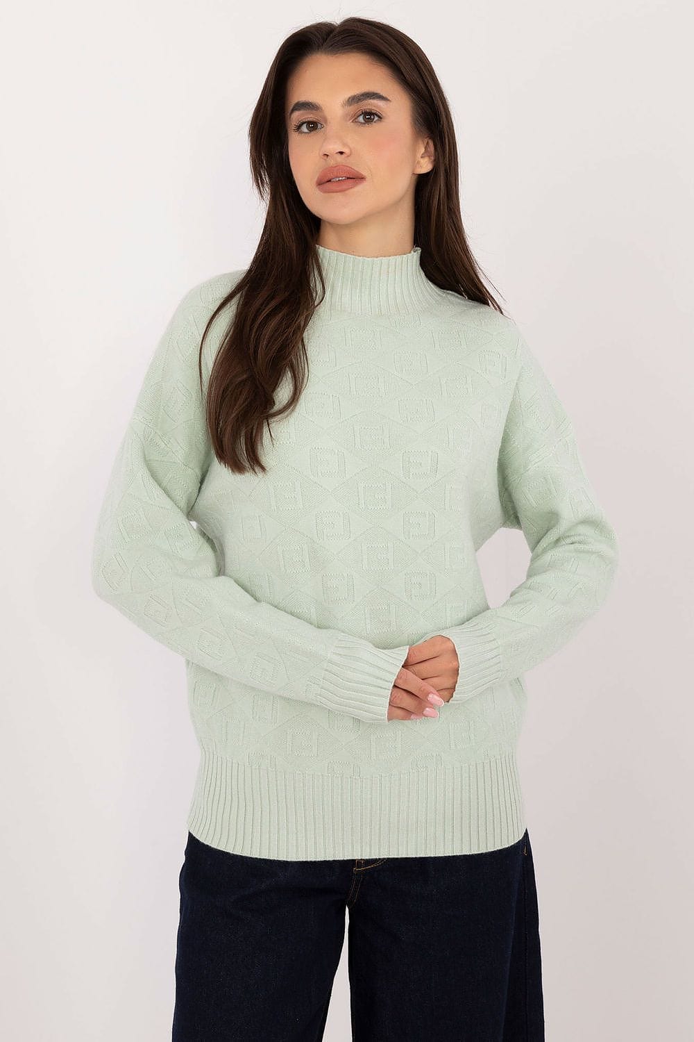Women Half Turtleneck Sweater Casual - ShalayeFashion