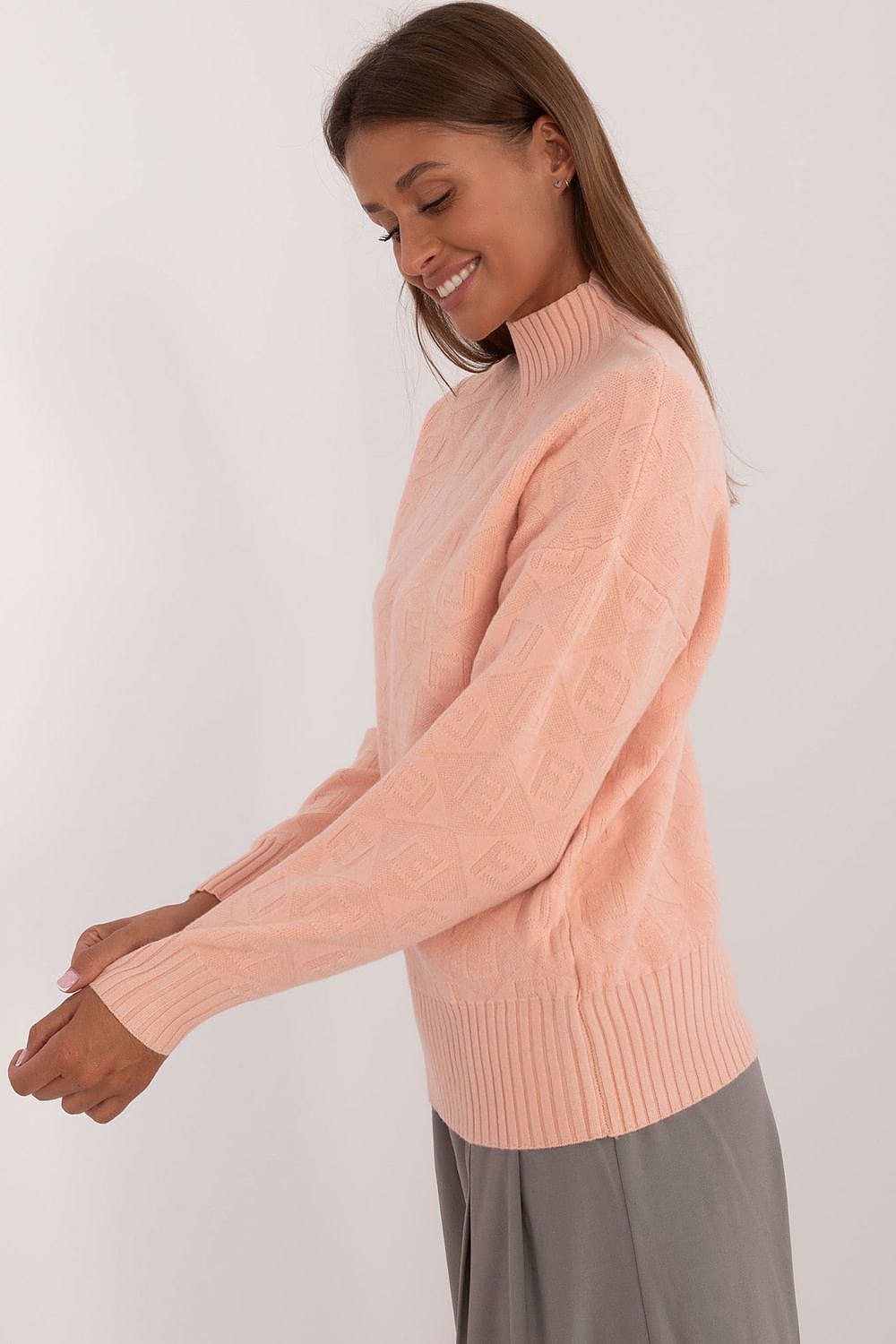 Women Half Turtleneck Sweater Casual - ShalayeFashion