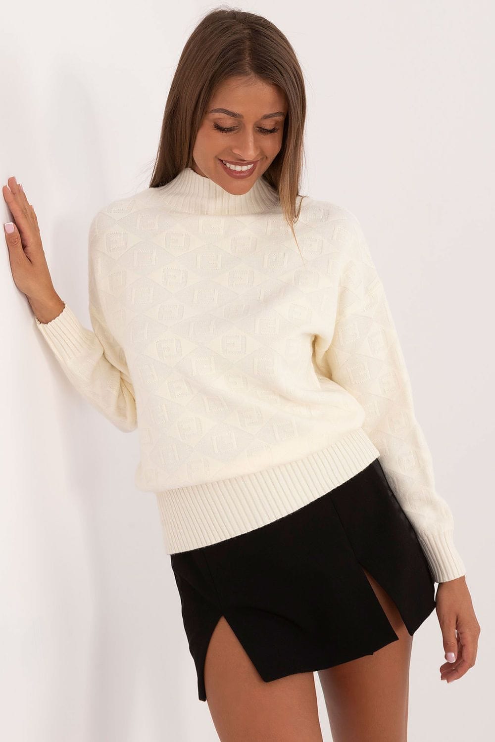 Women Half Turtleneck Sweater Casual - ShalayeFashion