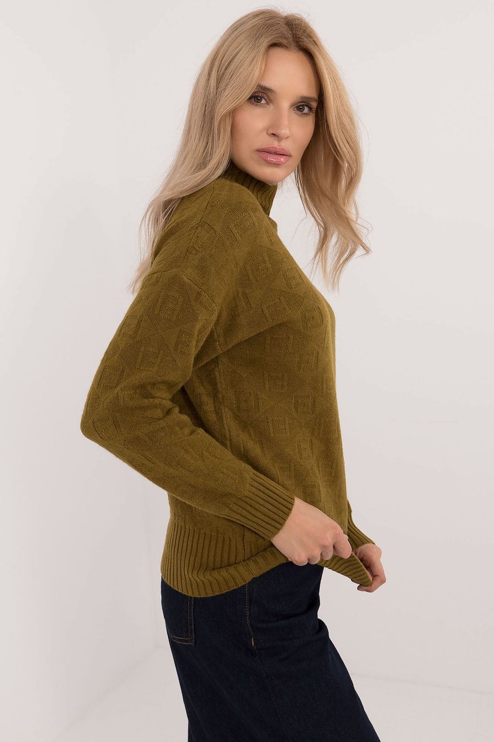 Women Half Turtleneck Sweater Casual - ShalayeFashion