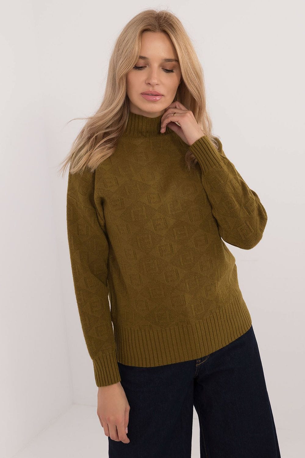 Women Half Turtleneck Sweater Casual - ShalayeFashion