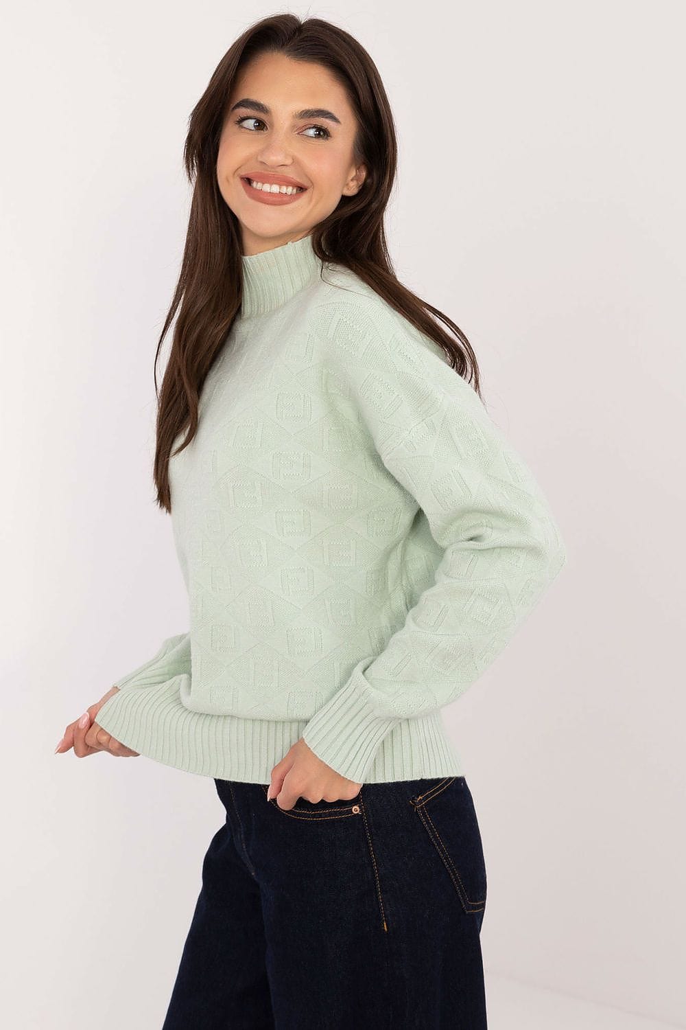 Women Half Turtleneck Sweater Casual - ShalayeFashion