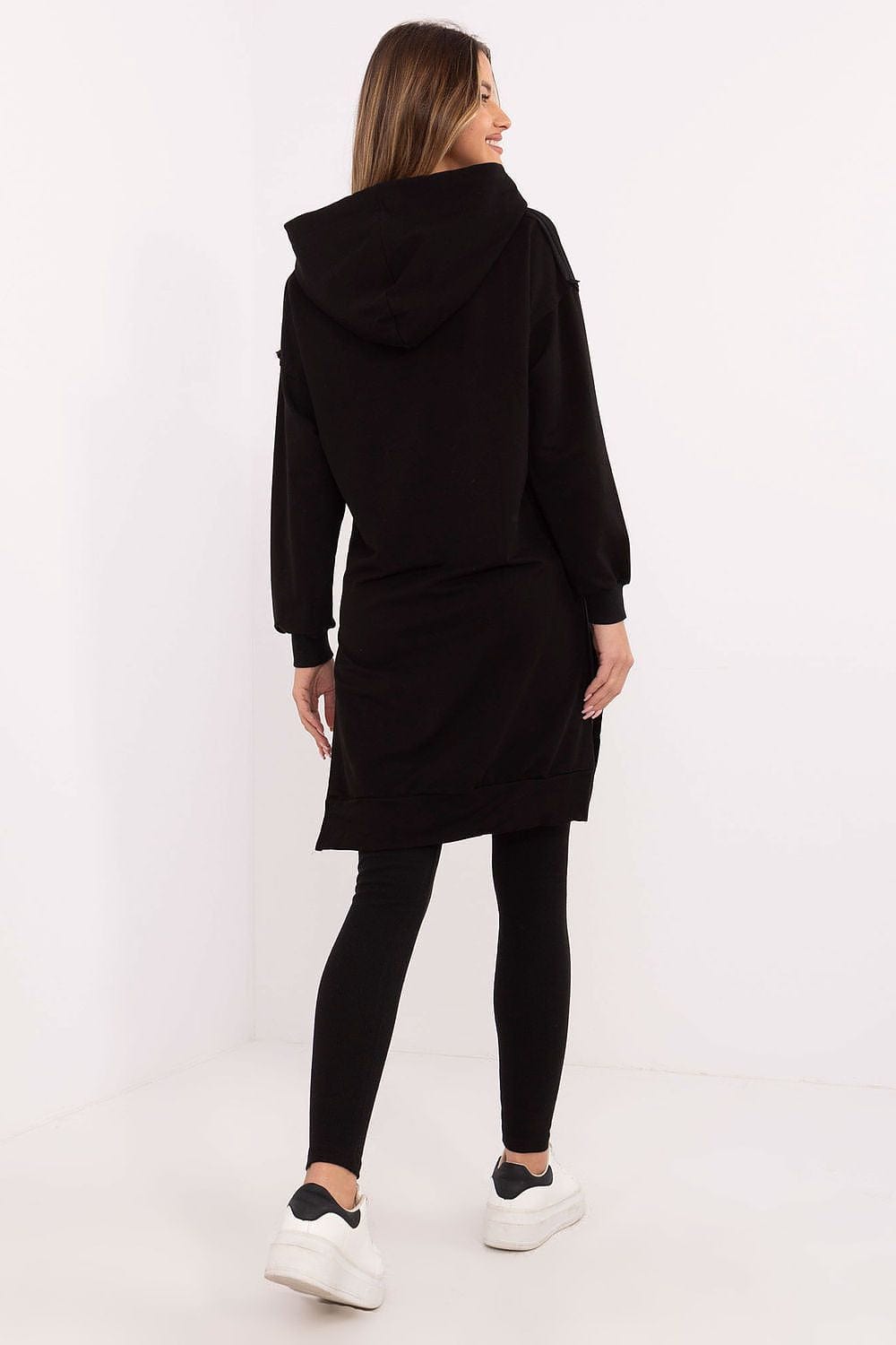 Women Hooded Set Sweatshirt Leggings Cotton - ShalayeFashion