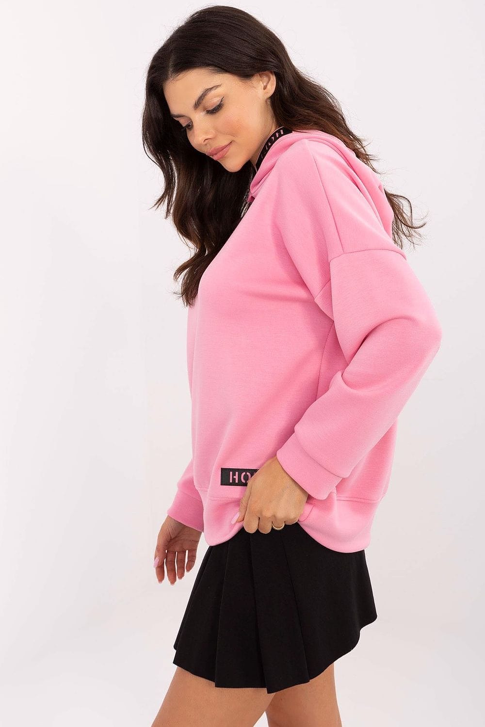 Women Hooded Sweatshirt Patches - ShalayeFashion
