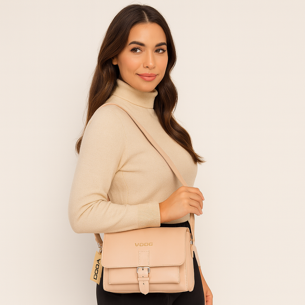 Women Leather Shoulder Bag Vintage Purse - ShalayeFashion