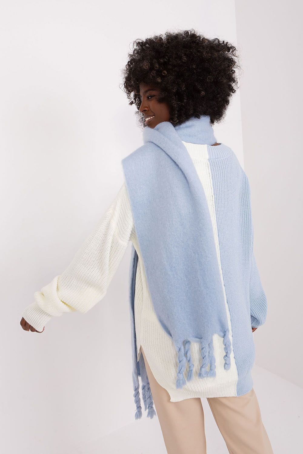 Women Long Scarf Smooth Texture - ShalayeFashion