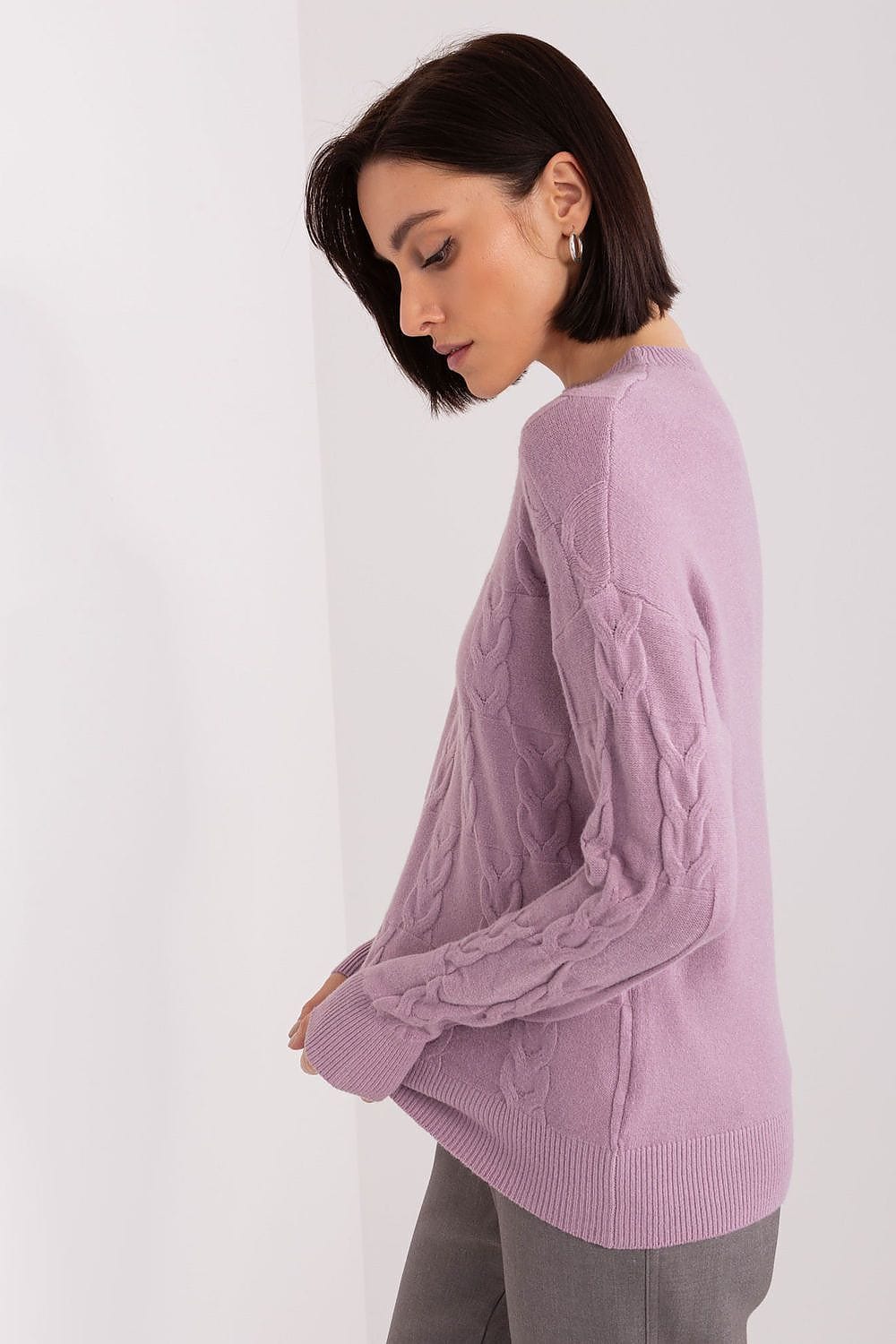Women Long Sleeve Knitted Sweater - ShalayeFashion